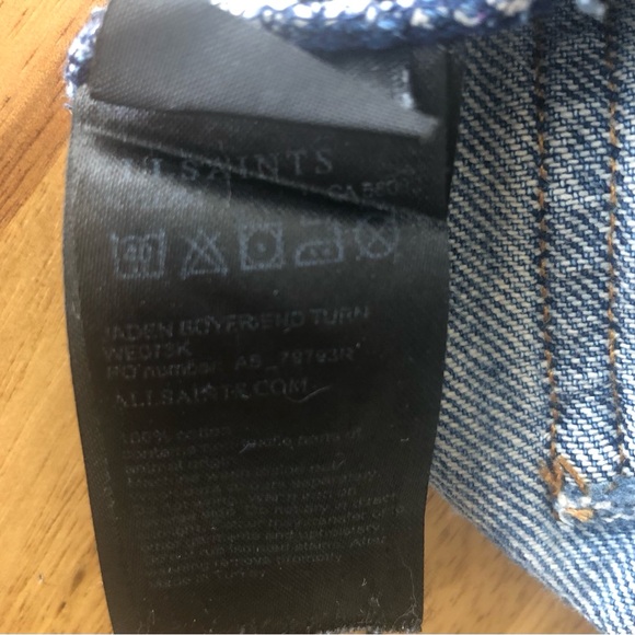 ‼️CLEARANCE‼️ All Saints Denim Shorts - Picture 6 of 8